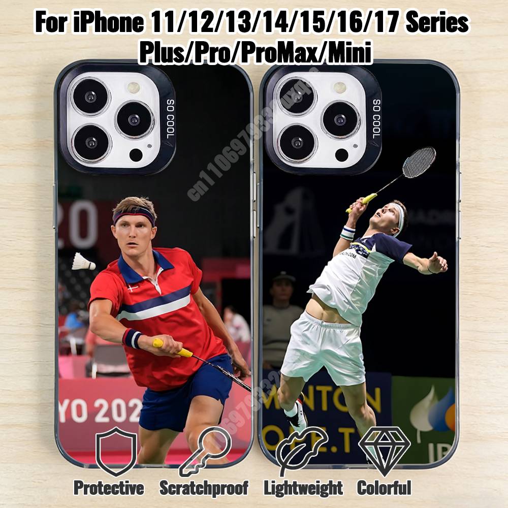 Badminton Denmark - เคสโทรศัพท์เดนมาร์กแบดมินตัน A-Axelsen-S สำหรับ iPhone 17 16