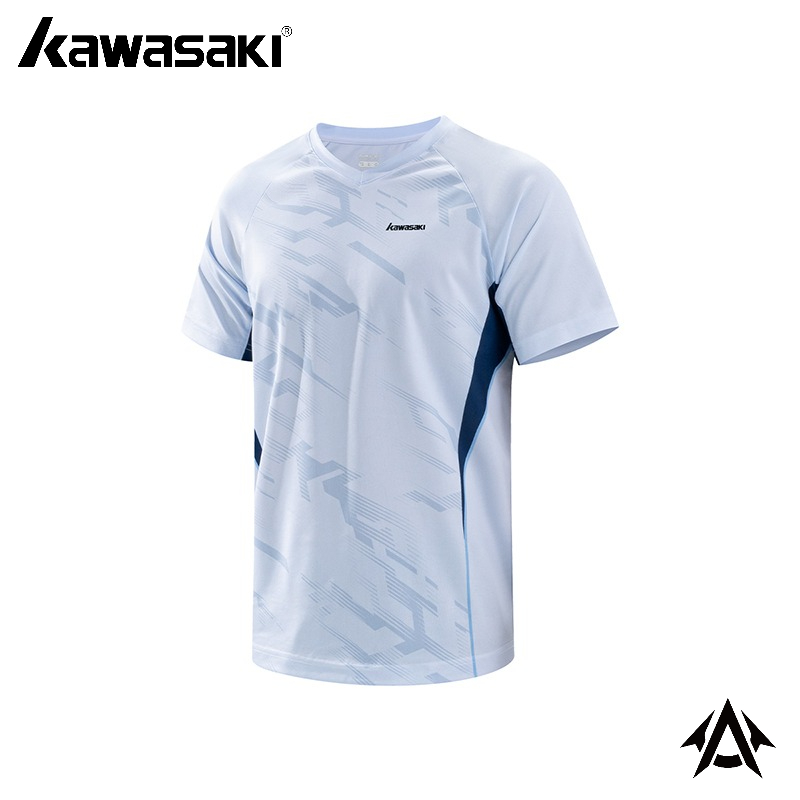 Badminton Lovers - เสื้อแบดมินตันมืออาชีพสำหรับผู้ชายและผู้หญิงของคาวาซากิ เสื้อยืดแบบยูนิเซ็กซ์ที่สวมใส่สบาย ระบายอากาศได้ดี ซับเหงื่อ เสื้อยืดสำหรับการแข่งขัน