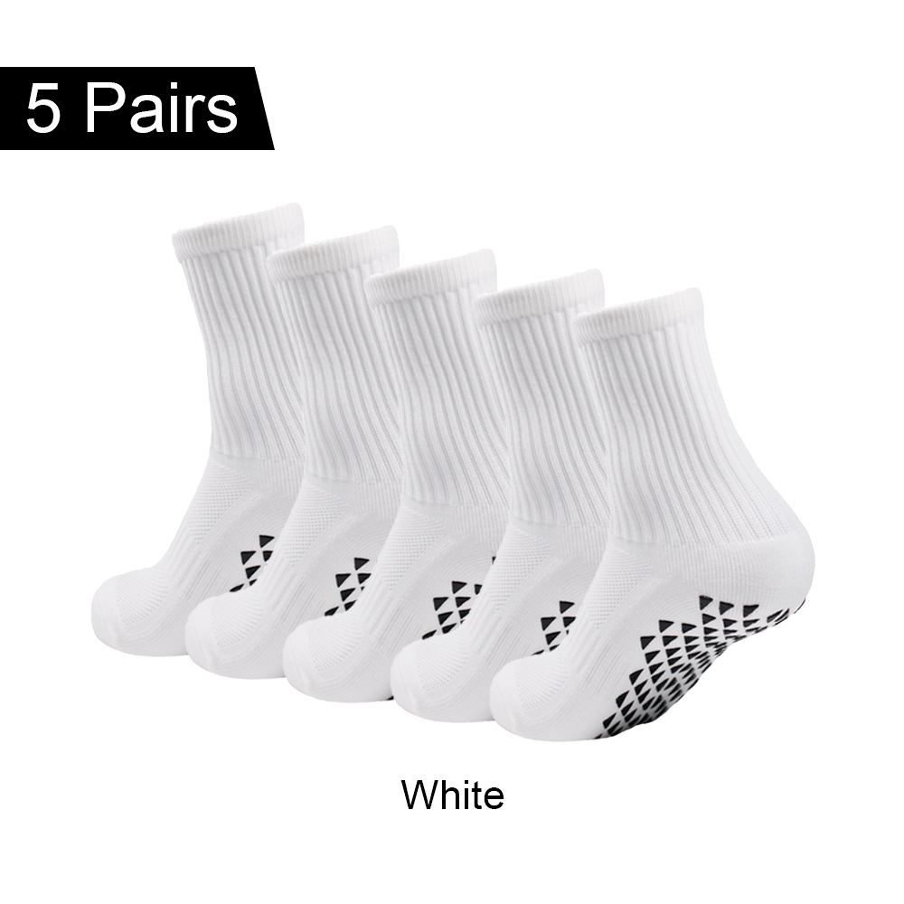 Ankle Support Badminton - ถุงเท้าเทนนิส5คู่ถุงเท้ากีฬาถุงเท้ากีฬาถุงเท้าปีนเขากันลื่นระบายอากาศได้ดีถุงเท้าบาสเก็ตบอล