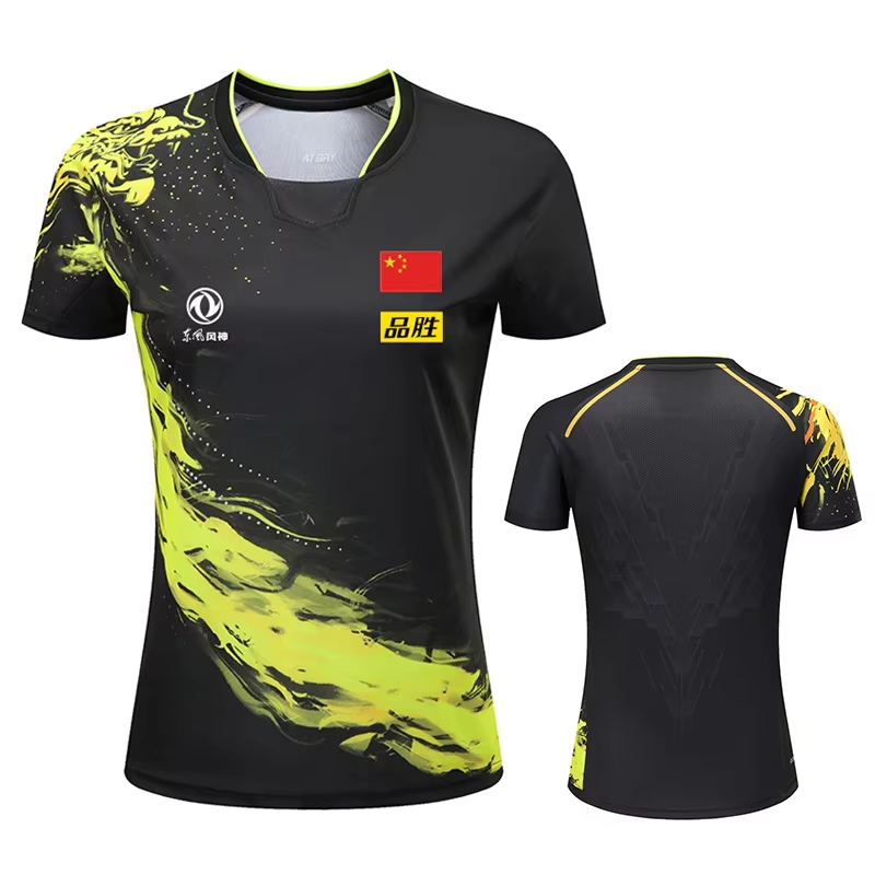 Badminton Lovers - จีน Dragon ตารางเทนนิสพิมพ์เสื้อยืดสําหรับผู้ชายผู้หญิงเสื้อผ้าแฟชั่นกีฬาแบดมินตันเสื้อยืดปิงปอง Jersey ฟิตเนสเสื้อ