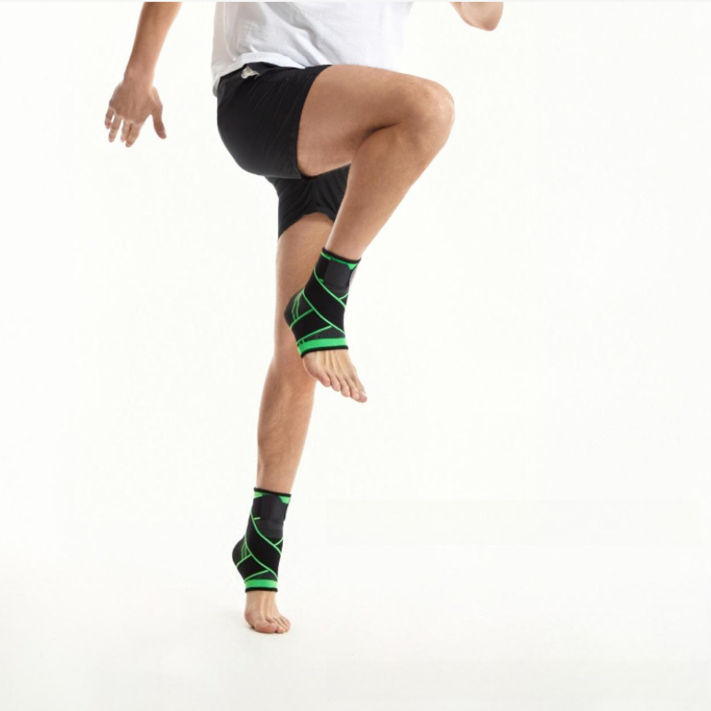 Ankle Support Badminton - 1 PC ข้อเท้าสนับสนุนรั้งปวดสนับสนุน Double Wrap แรงดันสนับสนุนสําหรับบาสเกตบอล,แบดมินตัน,เดินป่า,วิ่งกีฬาความปลอดภัย
