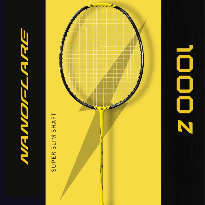 Badminton Victor - ไม้แบดมินตัน YONEX NANOFLARE 1000Z คาร์บอนน้ำหนักเบา ไม้แบดมินตันความเร็วสูง