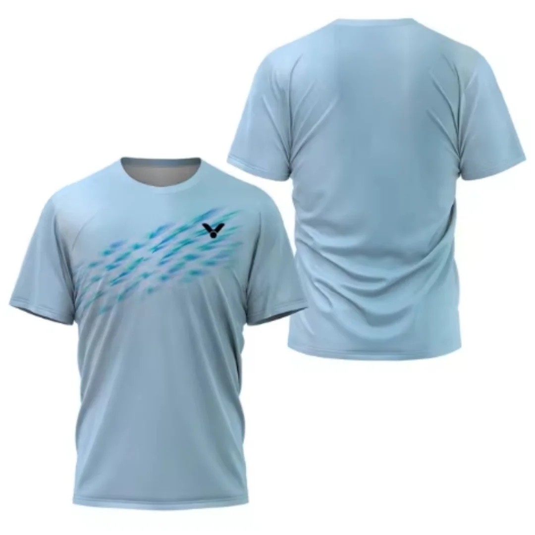 เสื้อยืดแบดมินตันผู้ชายลายเลเซ - Badminton Victor บทวิจารณ์และราคา