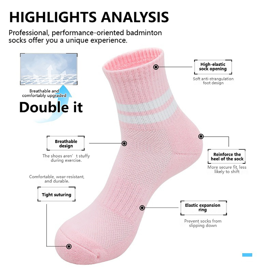 ลูกดีล คอตตอนถุงเท้ากันลื่นระบ - Ankle Support Badminton บทวิจารณ์และราคา