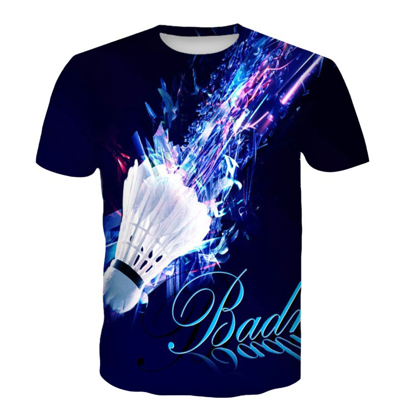 เสื้อยืดแบดมินตัน ลายลูกขนไก่  - Badminton Lovers บทวิจารณ์และราคา