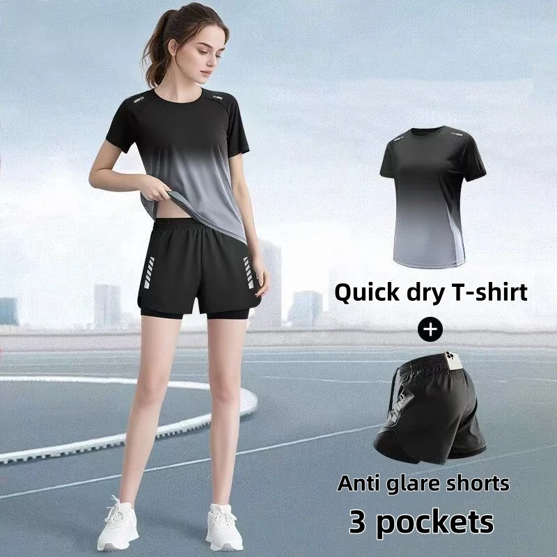 ชุดกีฬาสตรี กางเกงวิ่งขาสั้น เ - Badminton Lovers บทวิจารณ์และราคา