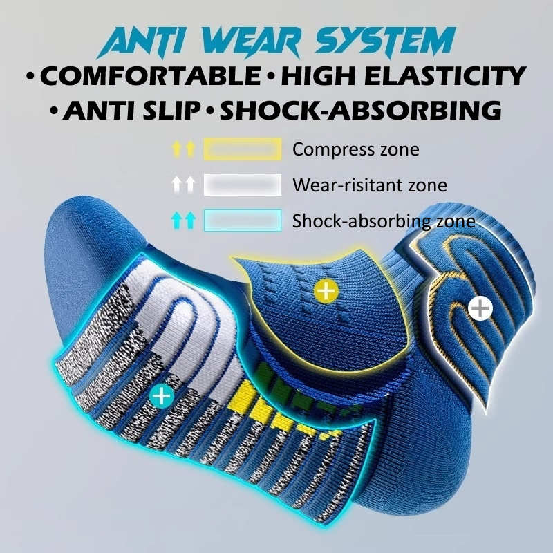 ถุงเท้าวิ่งมาราธอนแบบมืออาชีพ  - Ankle Support Badminton บทวิจารณ์และราคา
