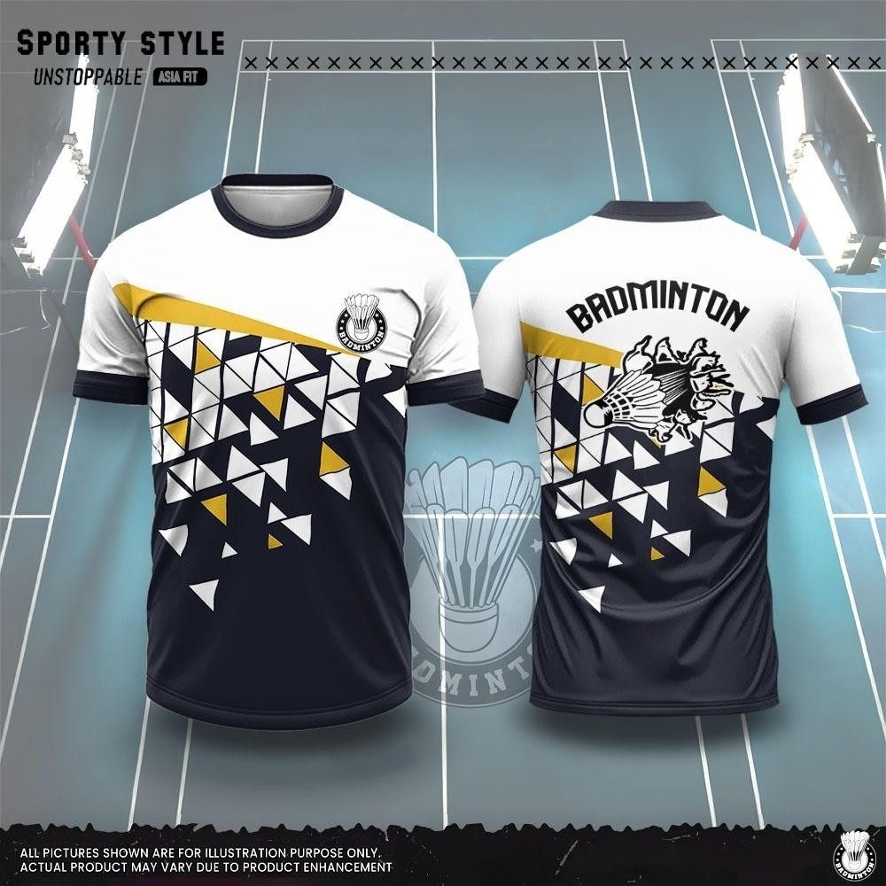 เสื้อยืดผู้ชายแฟชั่นลายพิมพ์ 3 - Badminton Lovers บทวิจารณ์และราคา