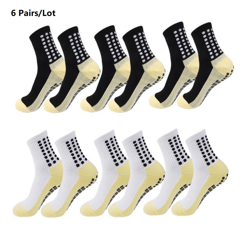 1 คู่/6 คู่ถุงเท้าฟุตบอลบุรุษก - Ankle Support Badminton บทวิจารณ์และราคา