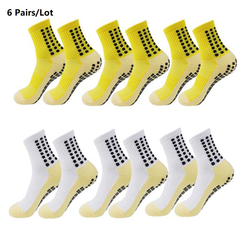 1 คู่/6 คู่ถุงเท้าฟุตบอลบุรุษก - Ankle Support Badminton บทวิจารณ์และราคา