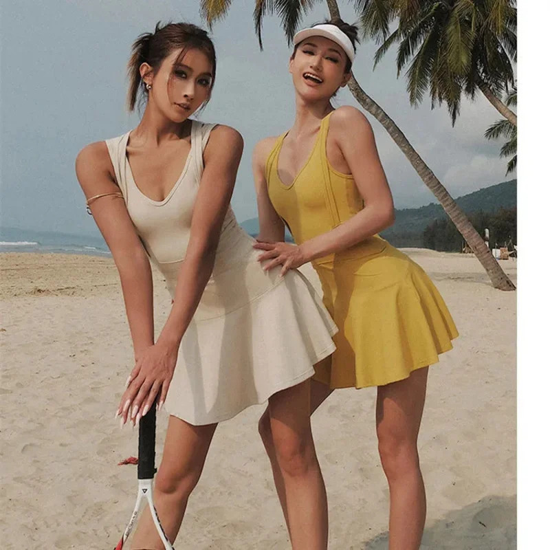 ชุดเทนนิสหญิงแขนกุดชุดกีฬาการฝ - Badminton Queen บทวิจารณ์และราคา